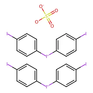 双(对碘苯基)碘鎓硫酸盐 structure