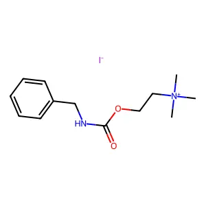 碘化胆碱苄基氨基甲酸酯 structure
