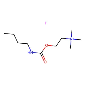 碘化胆碱丁基氨基甲酸酯 structure