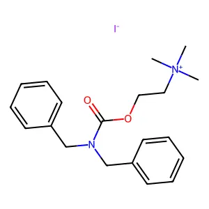 碘化胆碱二苄基氨基甲酸酯 structure