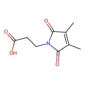 3-(3,4-dimethyl-2,5-dioxo-2,5-dihydro-1H-pyrrol-1-yl)propanoic acid structure