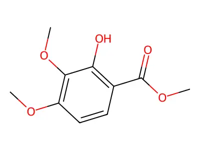 Methyl 2-hydroxy-3,4-dimethoxybenzoate structure