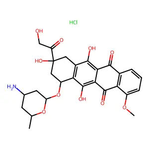Esorubicin Hydrochloride structure