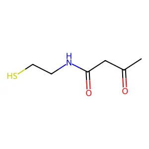 2-(乙酰乙酰氨基)乙硫醇 structure