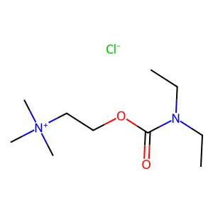 氯化胆碱二乙基氨基甲酸酯 structure