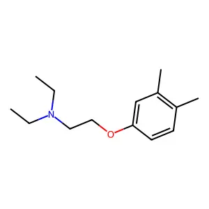 2-(3,4-二甲基苯氧基)-N,N-二乙基乙-1-胺 structure