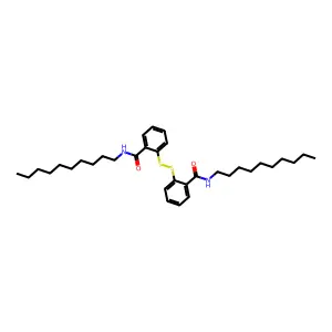 2,2'-二硫代双(N-癸基苯甲酰胺) structure