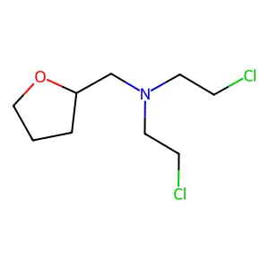N,N-双(2-氯乙基)四氢呋喃-2-甲胺 structure