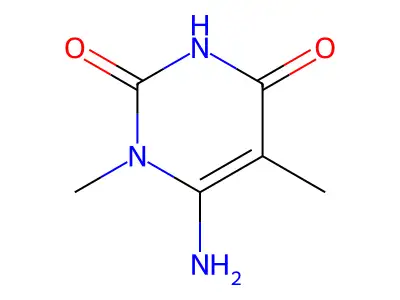 6-Amino-1,5-dimethyl-1,2,3,4-tetrahydropyrimidine-2,4-dione structure