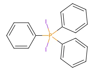 Diiodotriphenylphosphorane structure
