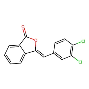 3-(3,4-dichlorobenzylidene)-2-benzofuran-1(3H)-one structure