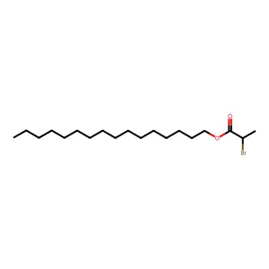 Hexadecyl 2-bromopropanoate structure