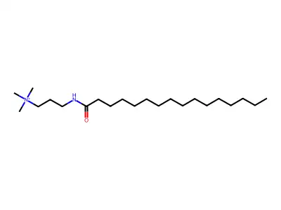 3-Hexadecanamido-N,N,N-trimethylpropan-1-aminium structure