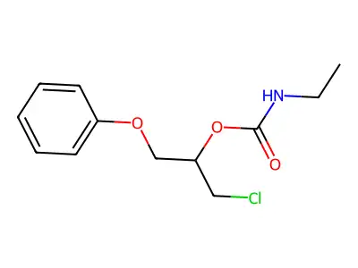 1-Chloro-3-phenoxypropan-2-yl hydrogen ethylcarbonimidate structure