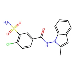 脱氢吲达帕胺 structure