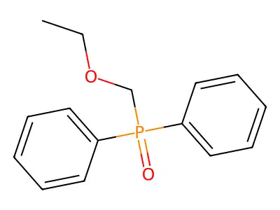 [Ethoxymethyl(phenyl)phosphoryl]benzene structure