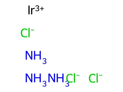 Iridium(3+) chloride--ammonia (1/3/3) structure
