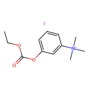Ammonium, m-((ethoxycarbonyloxy)phenyl)trimethyl-, iodide structure
