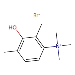 2,6-Dimethyl-3-(trimethylazaniumyl)phenolate--hydrogen bromide (1/1) structure