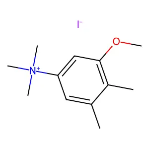 3-甲氧基-N,N,N,4,5-五甲基苯胺碘化物 structure