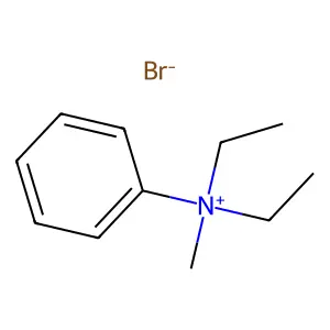 二乙基甲基苯基溴化铵 structure