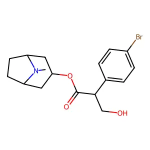 4'-溴代托品酸3-托品酯 structure