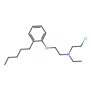 2-氯-2'-(邻戊基苯氧基)三乙胺 structure
