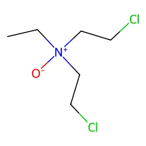 乙基双(β-氯乙基)胺氧化物 structure