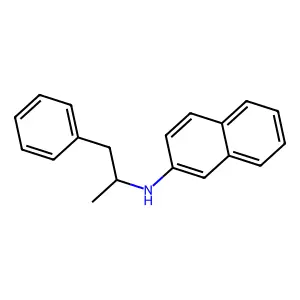 N-(1-苯基丙-2-基)萘-2-胺 structure