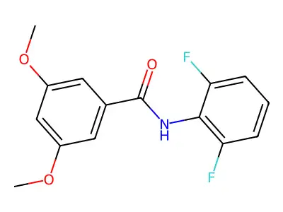 N-(2,6-二氟苯基)-3,5-二甲氧基苯甲酰胺 structure