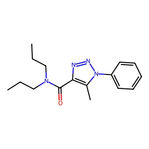 1,2,3-Triazole-4-carboxamide, N,N-dipropyl-5-methyl-1-phenyl- structure