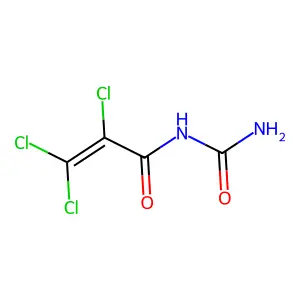 N-(氨基甲酰基)-2,3,3-三氯-2-丙烯酰胺 structure