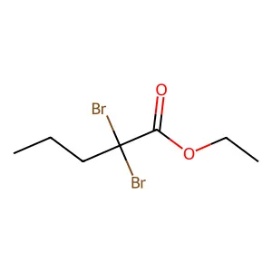 2,2-二溴戊酸乙酯 structure