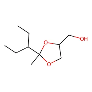 1,3-Dioxolane-4-methanol, 2-methyl-2-s-pentyl- structure