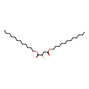 Didodecyl 2-sulfanylbutanedioate structure