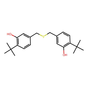 双(4-叔丁基-间甲苯基)硫醚 structure