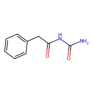 苯乙酰脲 structure
