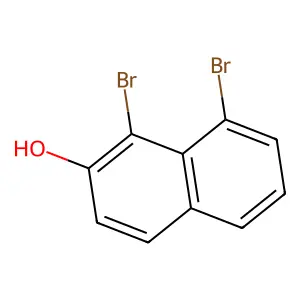 2-Naphthol, dibromo- structure