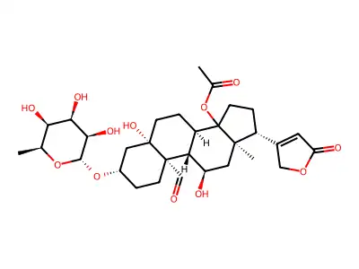 Sarmentoside A monoacetate structure