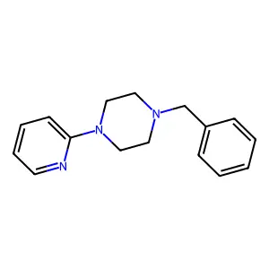 Piperazine, 1-benzyl-4-(2-pyridyl)- structure