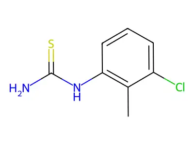 N-(3-Chloro-2-methylphenyl)thiourea structure