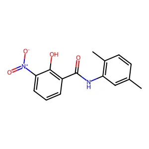 Benzamide, N-(2,5-dimethylphenyl)-2-hydroxy-3-nitro- structure