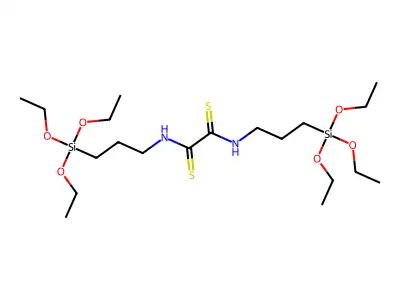 Silane, bis(thiocarbonyliminotrimethylene)bis(triethoxy- structure