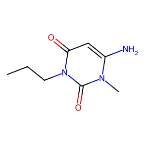 6-Amino-1-methyl-3-propyl-2,4(1H,3H)-pyrimidinedione structure