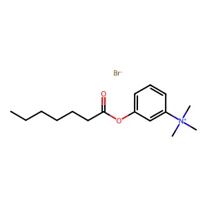 3-(庚酰氧基)-N,N,N-三甲基苯胺溴化物 structure