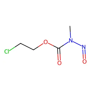 Carbamic acid, N-methyl-N-nitroso-, 2-chloroethyl ester structure