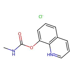 Quinolin-8-yl hydrogen methylcarbonimidate--hydrogen chloride (1/1) structure