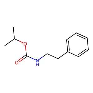 苯乙基氨基甲酸异丙酯 structure