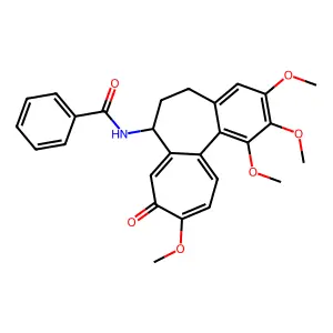 Colchicine, N-deacetyl-N-benzoyl- structure