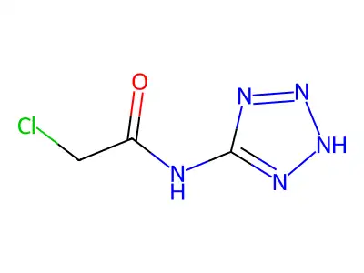 2-chloro-N-(1H-1,2,3,4-tetrazol-5-yl)acetamide structure